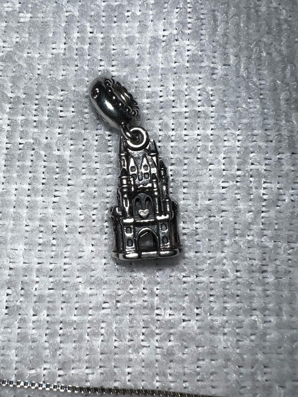 Authentic Pandora Charm Regal Castle Dangle Charm - Excellent Condition
